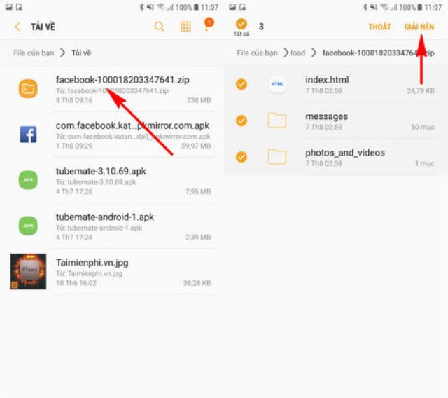 khôi phục tin nhắn đã xóa trên messenger trên Android 6