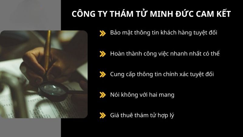 công ty thám tử tư uy tín