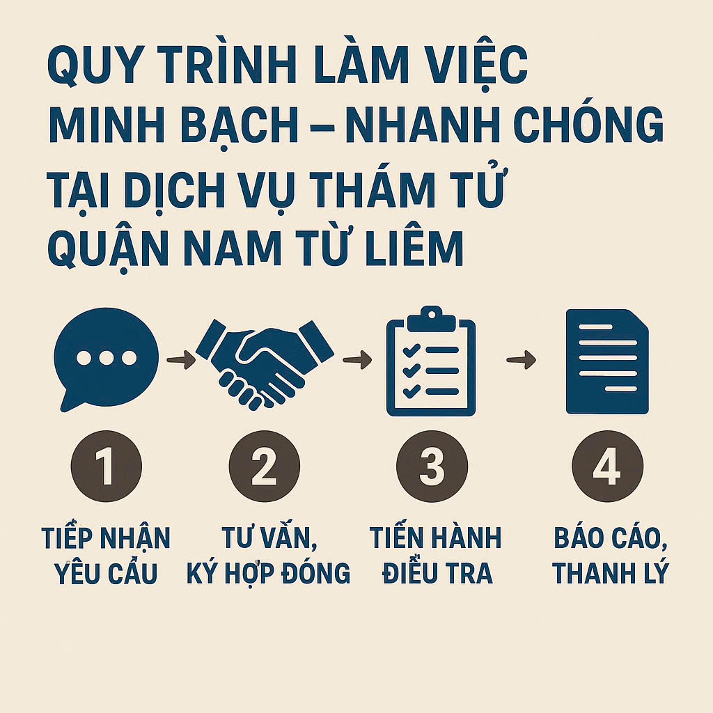 Dịch vụ thám tử quận Nam Từ Liêm