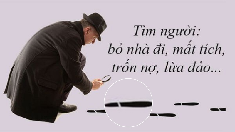 dịch vụ thám tử tìm kiếm người