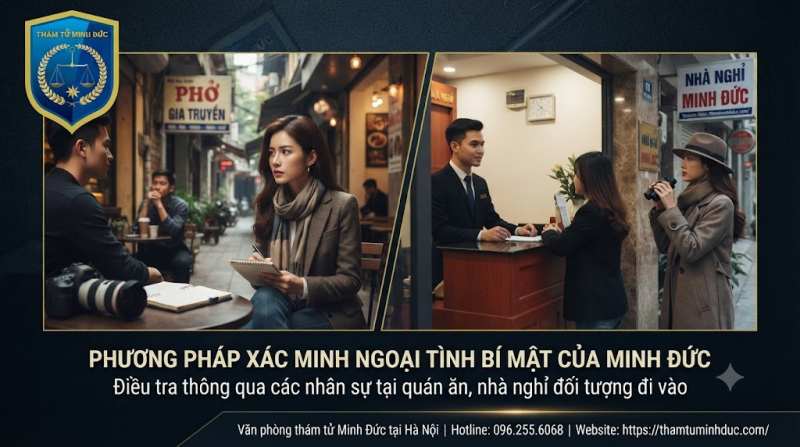 Dịch vụ thám tử điều tra theo dõi ngoại tình uy tín 15 điều tra thông tin qua nhân viên quán ăn