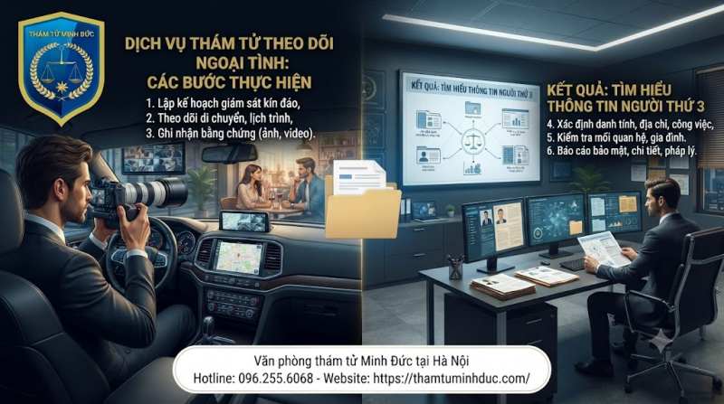 Dịch vụ thám tử điều tra theo dõi ngoại tình uy tín 11 tìm hiểu thông tin người thứ 3