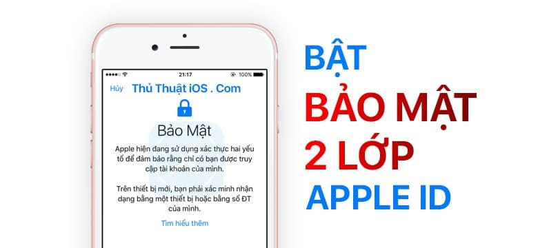 icloud là gì? 7 bao mat 2 lop