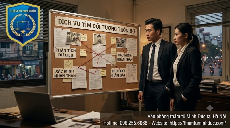 dịch vụ tìm đối tượng trốn nợ