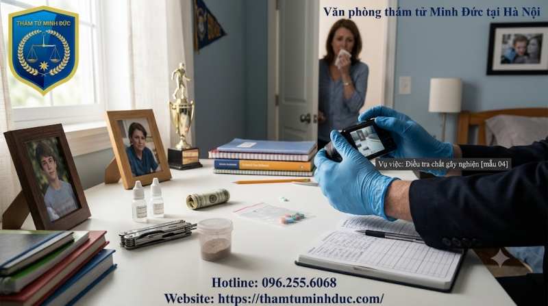 điều tra chất gây nghiện con đang sử dụng