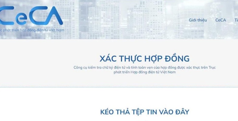 dtra xac thuc hop dong