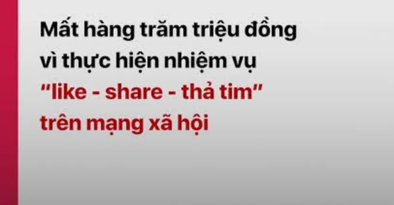 Các hình thức lừa đảo qua mạng 7 lam nhiem vu kiemmtien