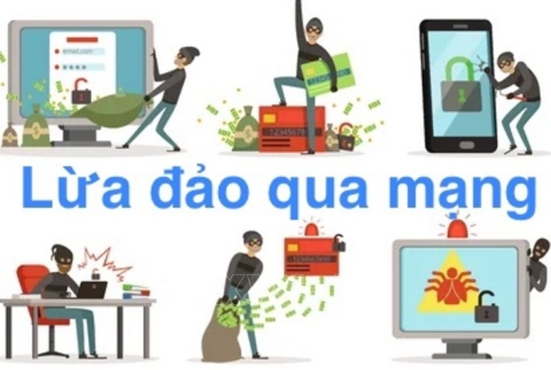 sập bẫy các dịch vụ lừa đảo qua mang