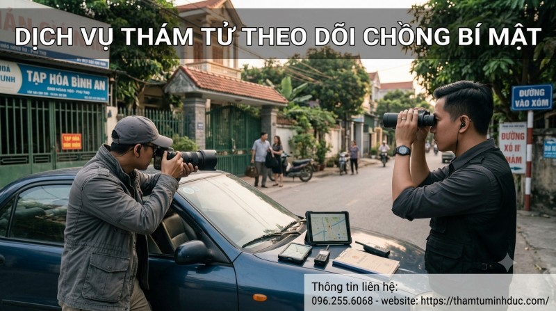 dịch vụ thám tử theo dõi chồng