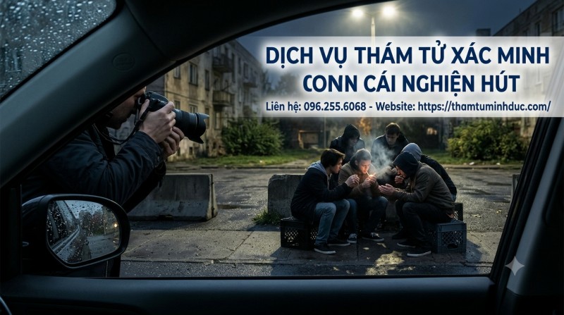 Dịch vụ thám tử theo dõi con nghiện hút