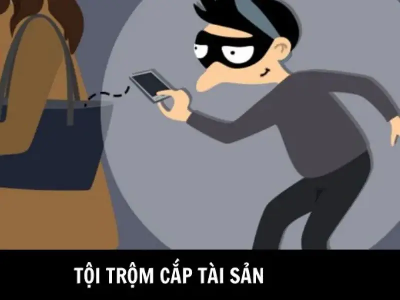 Tội trộm cắp tài sản 2 trommcap dien thoai