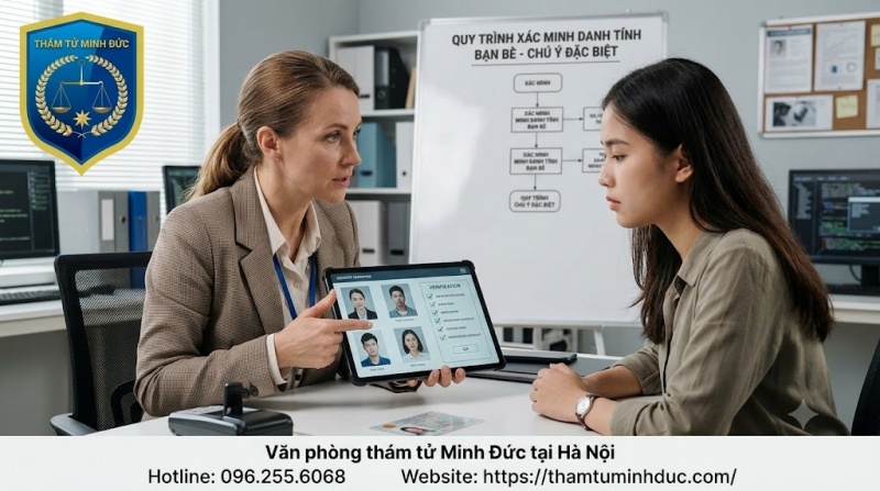 xác minh danh tính bạn bè cần chú ý đặc biệt