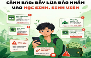 cạm bẫy lừa đảo trực tuyến nhắm vào học sinh