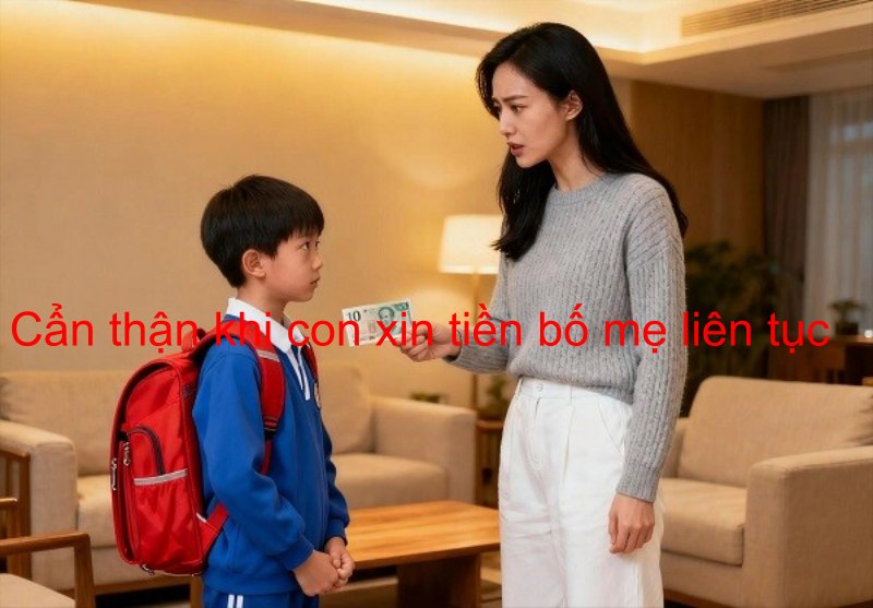 Lưu ý an toàn không gian mạng cho học sinh 17 xin tiền bố mẹ