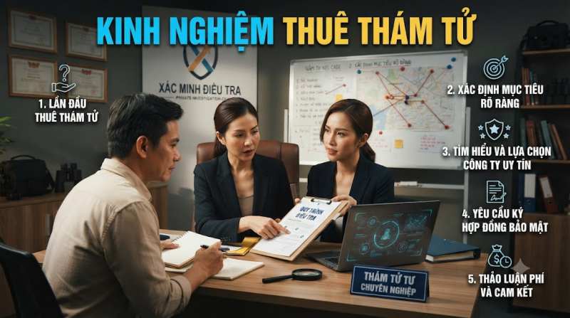 kinh nghiệm thuê thám tử