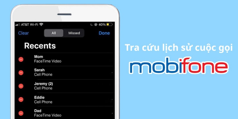 Cách xem lịch sử cuộc gọi 6 mobifone