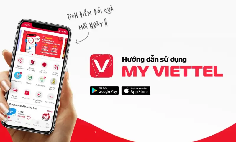 Cách xem lịch sử cuộc gọi 4 sử dụng app my viettel của nhà mạng viettel