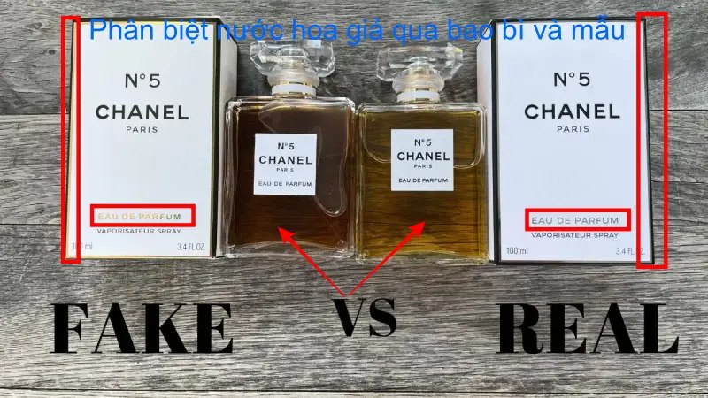 Hàng giả là gì? 6 Phân biệt nước hoa giả