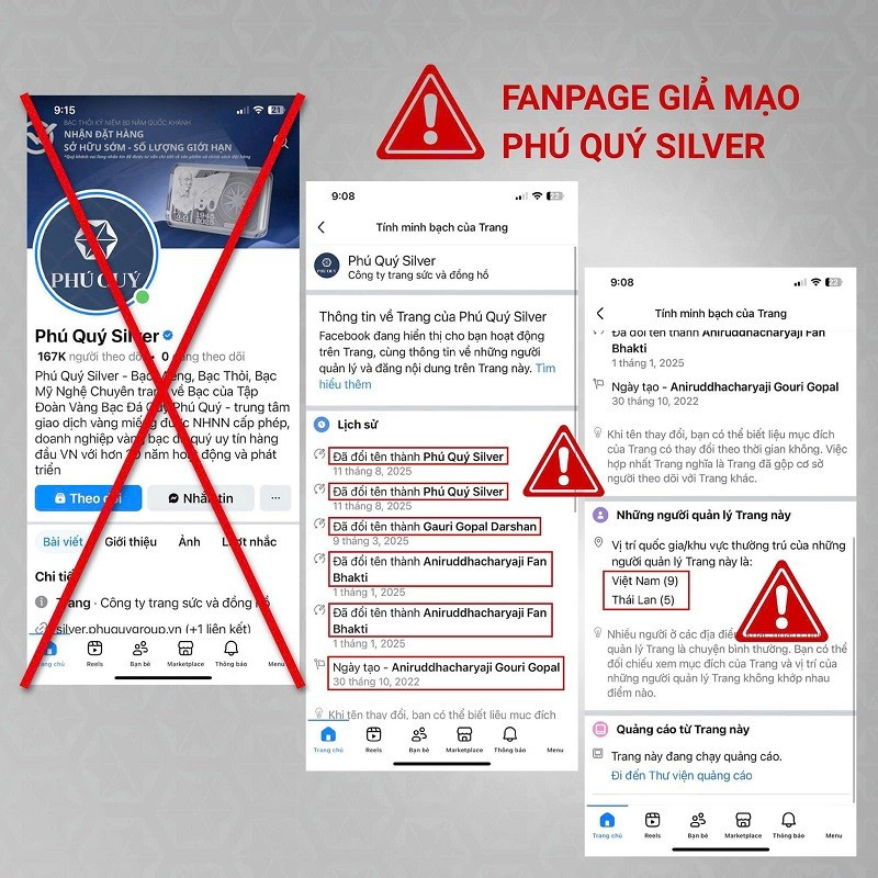 tài khoản facebook giả