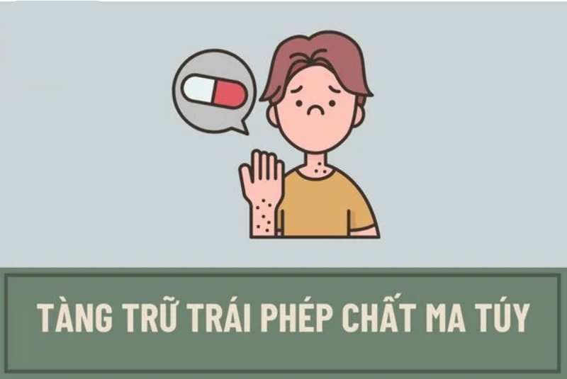 Tội sử dụng chất ma tuý 2 tàng trữ trái phép ma túy