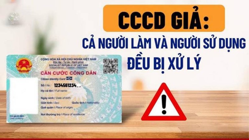 xử phạt tội làm giả cccd