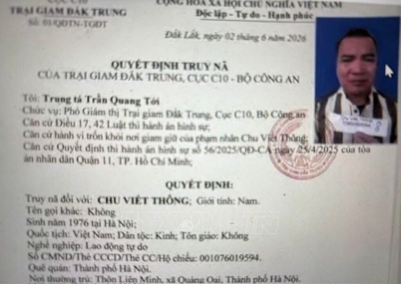 quyết định truy nã