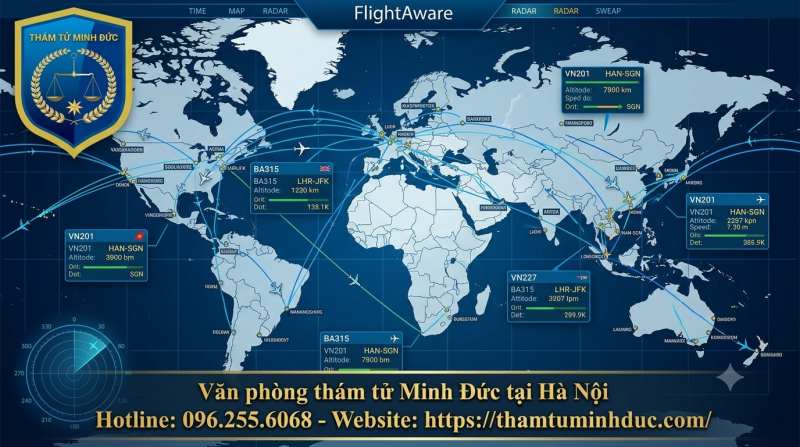 Theo dõi chuyến bay trực tuyến 7 FlightAware