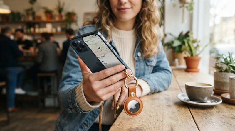 Thiết Bị Định Vị Siêu Nhỏ Gắn Vào Điện Thoại Tốt Nhất 2 airtag móc treo định vị và thời trang