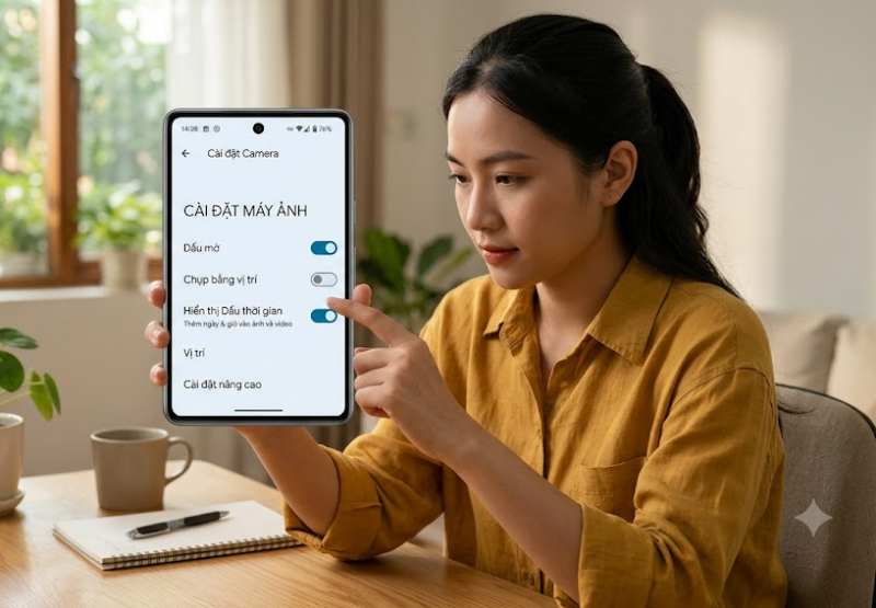 kích hoạt thẻ vị trí trên ứng dụng gốc