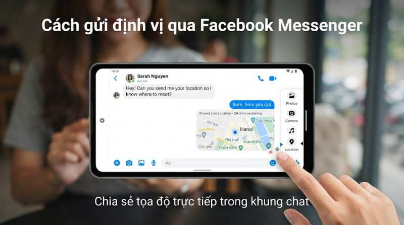 Cách Gửi Định Vị Của Tôi Chính Xác 4 chia sẻ tọa độ trong khung chat
