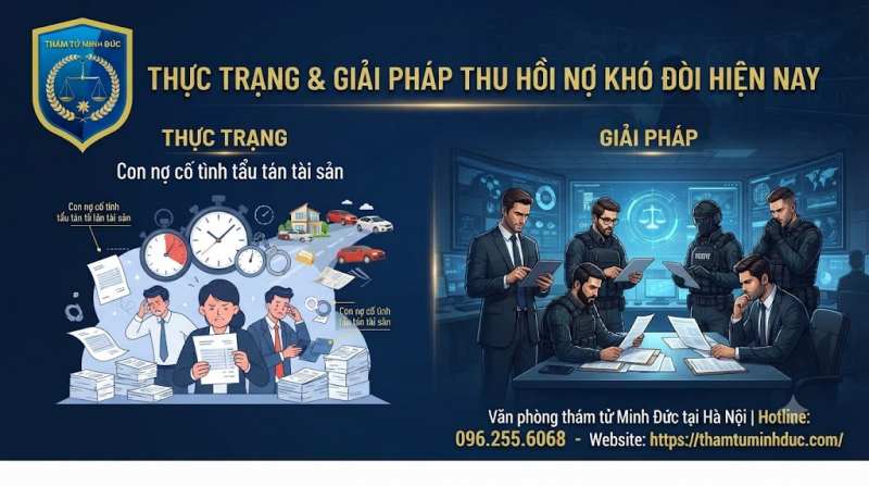 Dịch vụ đòi nợ thuê có hợp pháp không? 4 con nợ cố tình tẩu tán tài sản