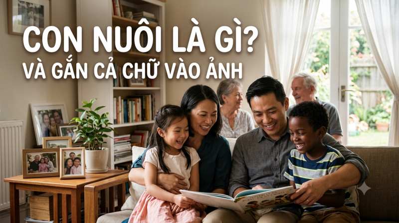 Con nuôi là gì? 1 con nuôi là gì
