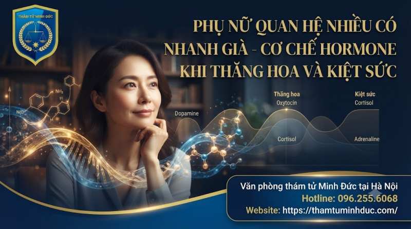 Phụ nữ quan hệ nhiều có nhanh già không? 1 cơ chế hormone khi thăng hoa