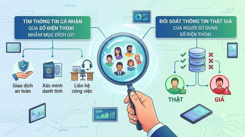 đối soát thông tin thật giả