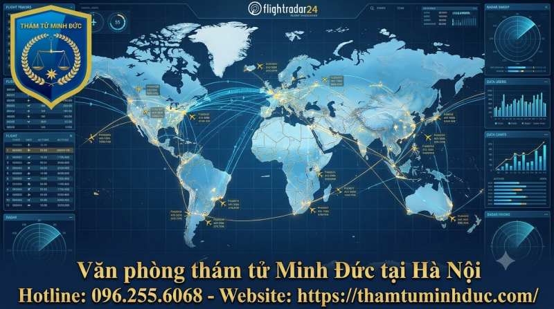 Theo dõi chuyến bay trực tuyến 6 flightradar24h