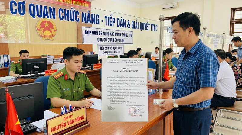 gửi đơn sang cơ quan công an
