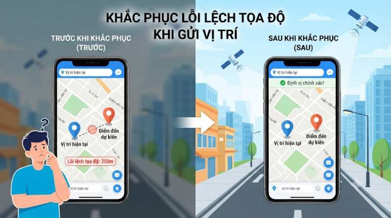 Cách Gửi Định Vị Của Tôi Chính Xác 10 khắc phục lỗi lệch tọa độ khi gửi vị trí