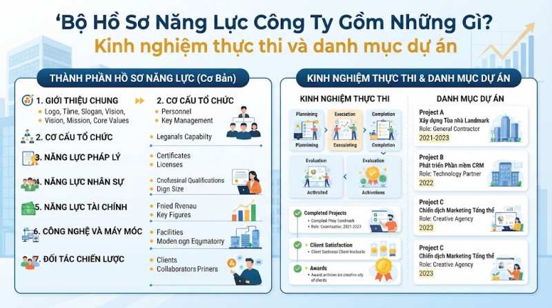 Hồ sơ năng lực là gì 7 kinh nghiệm thực thi và danh mục dự án