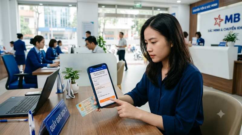kiểm tra họ tên bằng lệnh chuyển tiền
