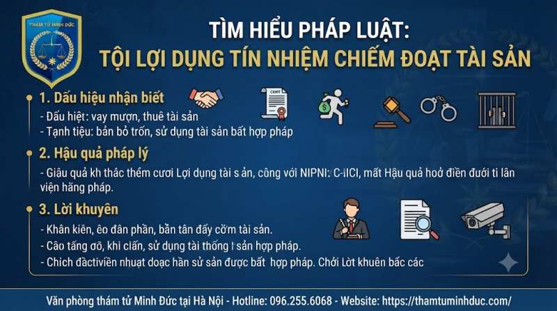 Lợi dụng tín nhiệm chiếm đoạt tài sản 1 lợi dụng tín nhiệm chiếm đoạt tài sản là gì?
