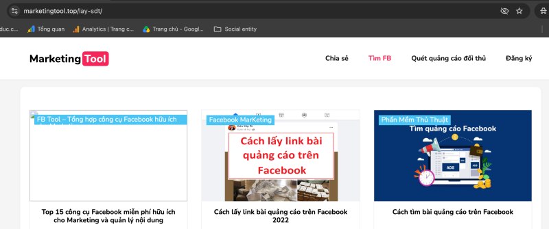 Lấy số điện thoại từ facebook 4 marketingtool