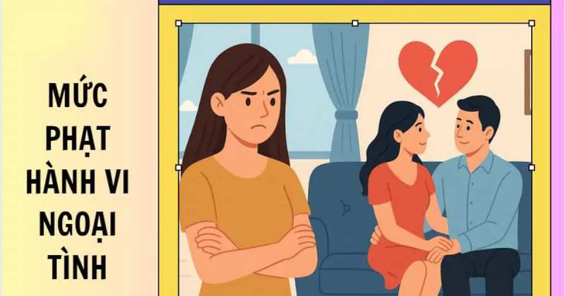 mức phạt đối với hành vi ngoại tình