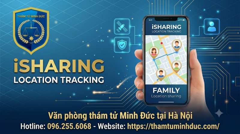 Cách theo dõi điện thoại chồng 8 sử dụng phần mềm isharing