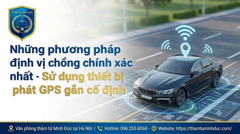 sử dụng thiết bị phát GPS gắn cố định