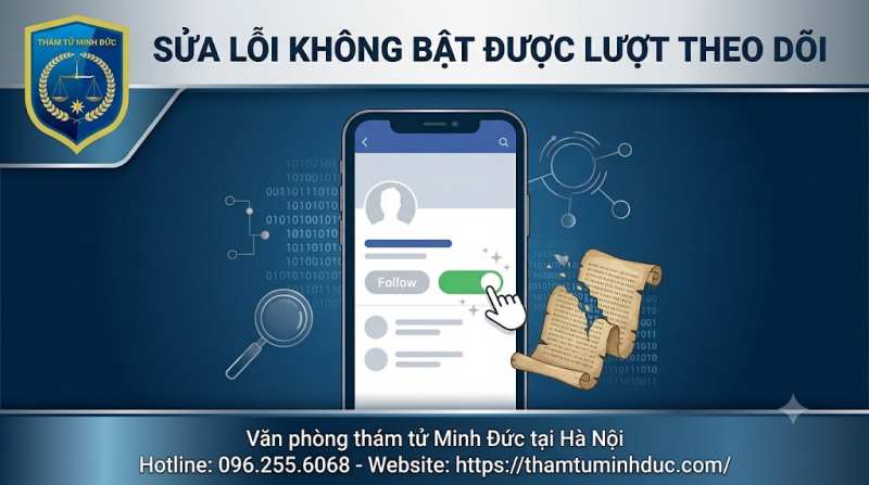 sửa lỗi không bật được tính năng theo dõi