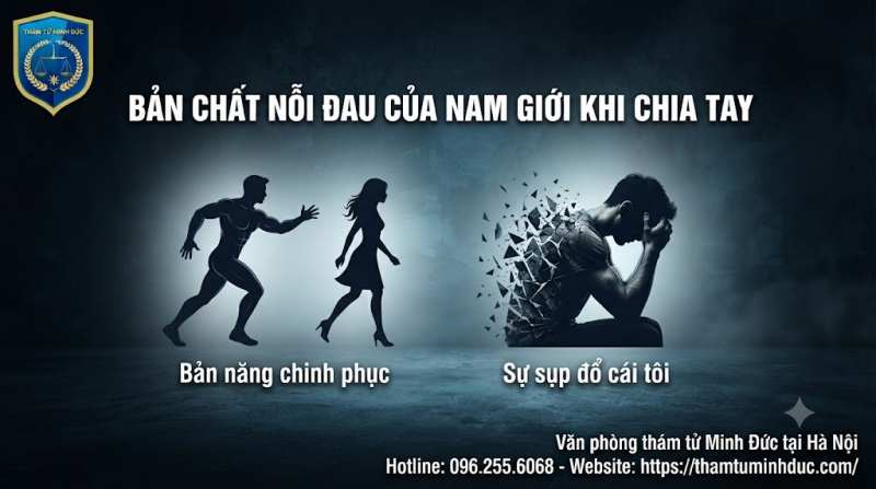 Cách Chia Tay Khiến Đàn Ông Đau Nhất 1 bản năng chinh phục và sụp đổ cái tôi