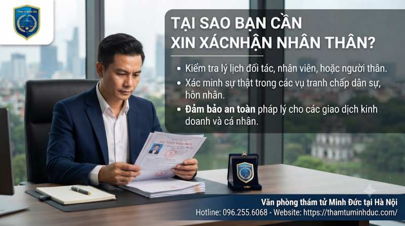 tại sao cần xin giấy xác nhận nhân thân