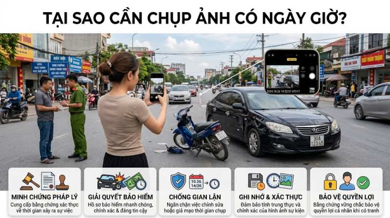 tại sao cần chụp ảnh có ngày giờ