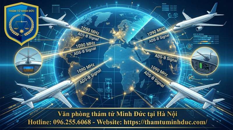 Theo dõi chuyến bay trực tuyến 2 tần số 1090mhz