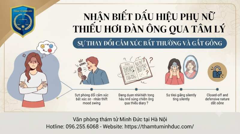 Những dấu Hiệu Phụ Nữ Thiếu Hơi Đàn Ông Biểu Hiện Và Giải Thích 1 thay đổi cảm xúc thất thường